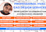 create hvac shop drawings and as built drawings in autocad